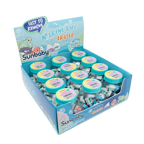 26215E Mini Marine Animal Erasers (Candy Jar Pack)