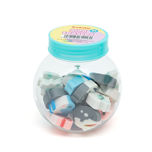 26215E Mini Marine Animal Erasers (Candy Jar Pack)