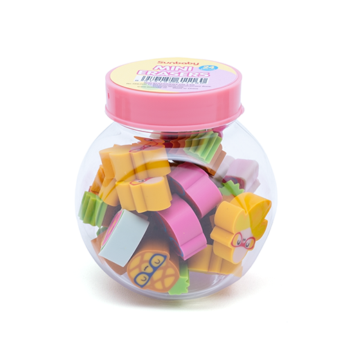 26215C Mini Fruit Erasers (Candy Jar Pack)
