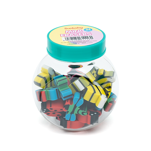 26215F Mini Insect Erasers (Candy Jar Pack)