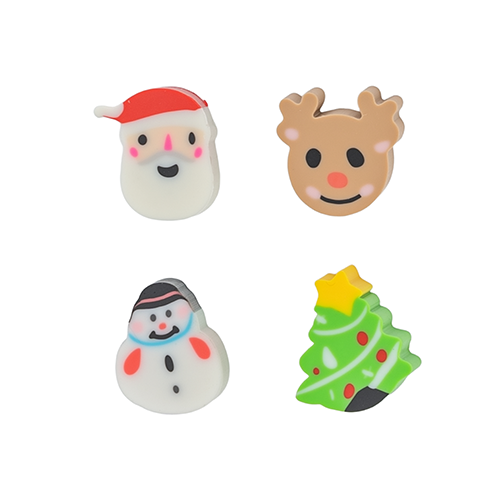 26215K Mini Christmas Erasers (Candy Jar Pack)