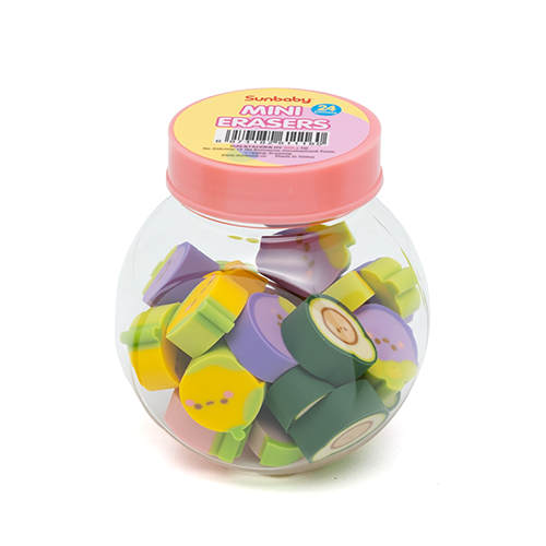 26215B Mini Fruit Erasers (Candy Jar Pack)