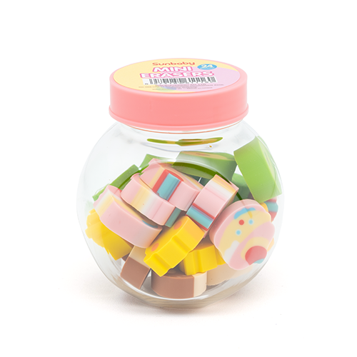 26215I Mini Dessert Erasers (Candy Jar Pack)